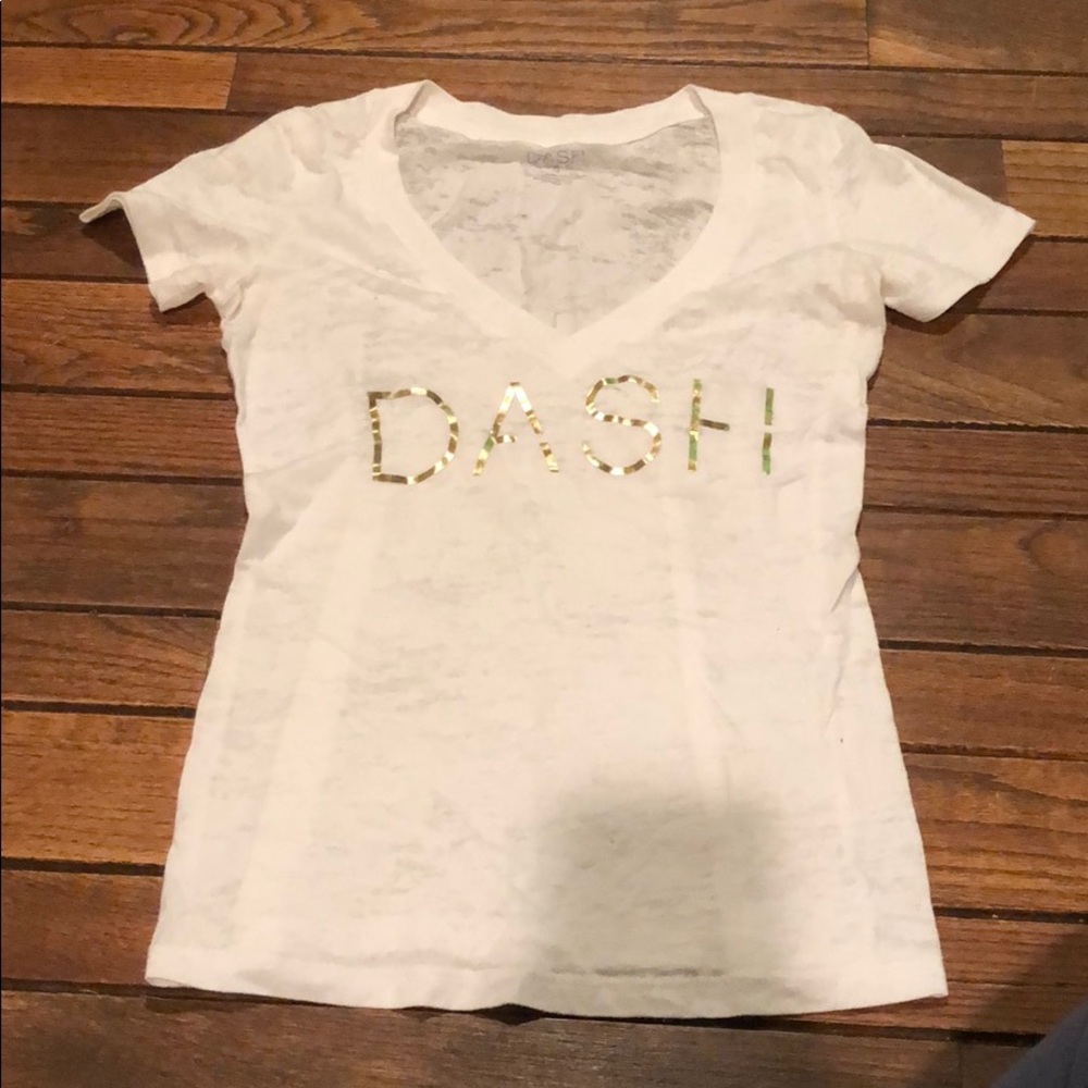 White tee from Dash (kardashian store)